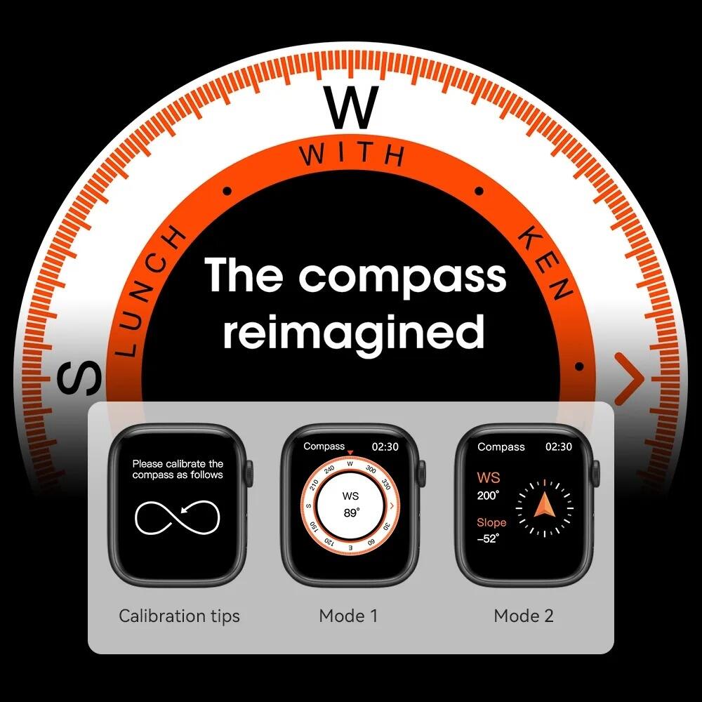 Comprar Smartwatch W69 Ultra 49mm Memoria 1GB Toca Musica NFC Jogos  Lançamento 2023/2024 - R$140,00 - Atacadum