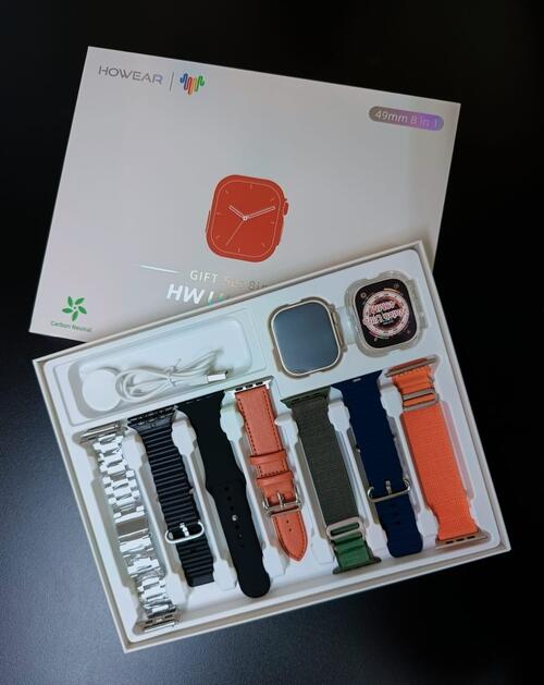 Smartwatch Hw Ultra 2 Com 7 Pulseiras + Case Chat GPT Lançamento