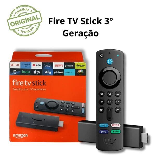 プロジェクター・Fire TV Stick第3世代 2点セット Comprar Fire TV Stick 3º Geração Controle Com Comando de Voz Alexa