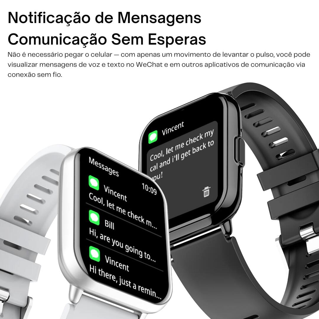 Comprar Smartwatch Peje ZW Ai Mind Chat GPT A Prova D'água - R$110,00