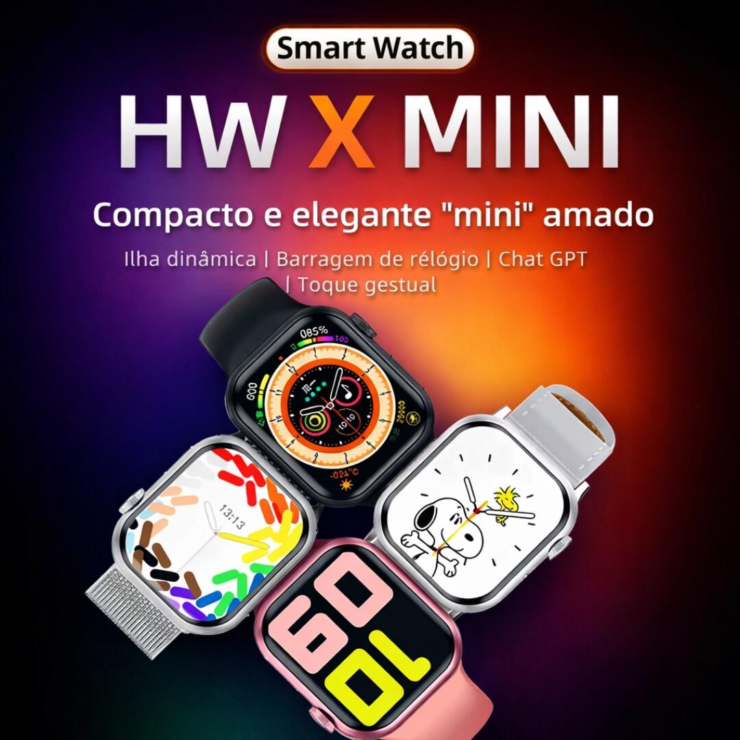 Comprar Smartwatch Howear Hw X Mini 2 41mm 7 Pulseiras Chat GPT