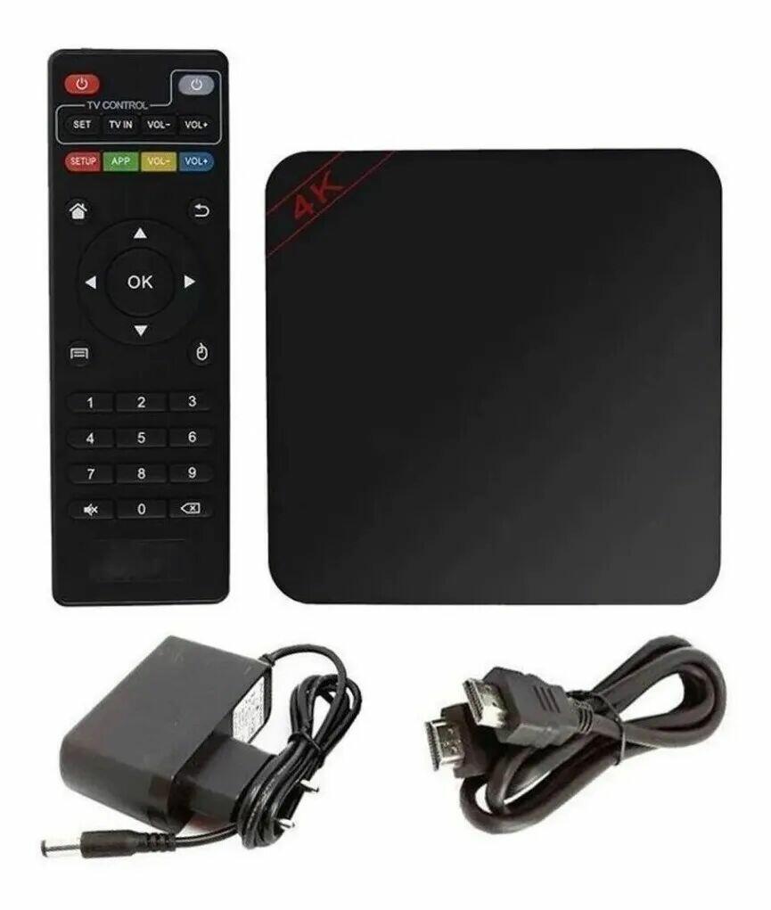 GENERICO SMART tv box CAJA Tv 4K + 512GB ANDROID 12.1