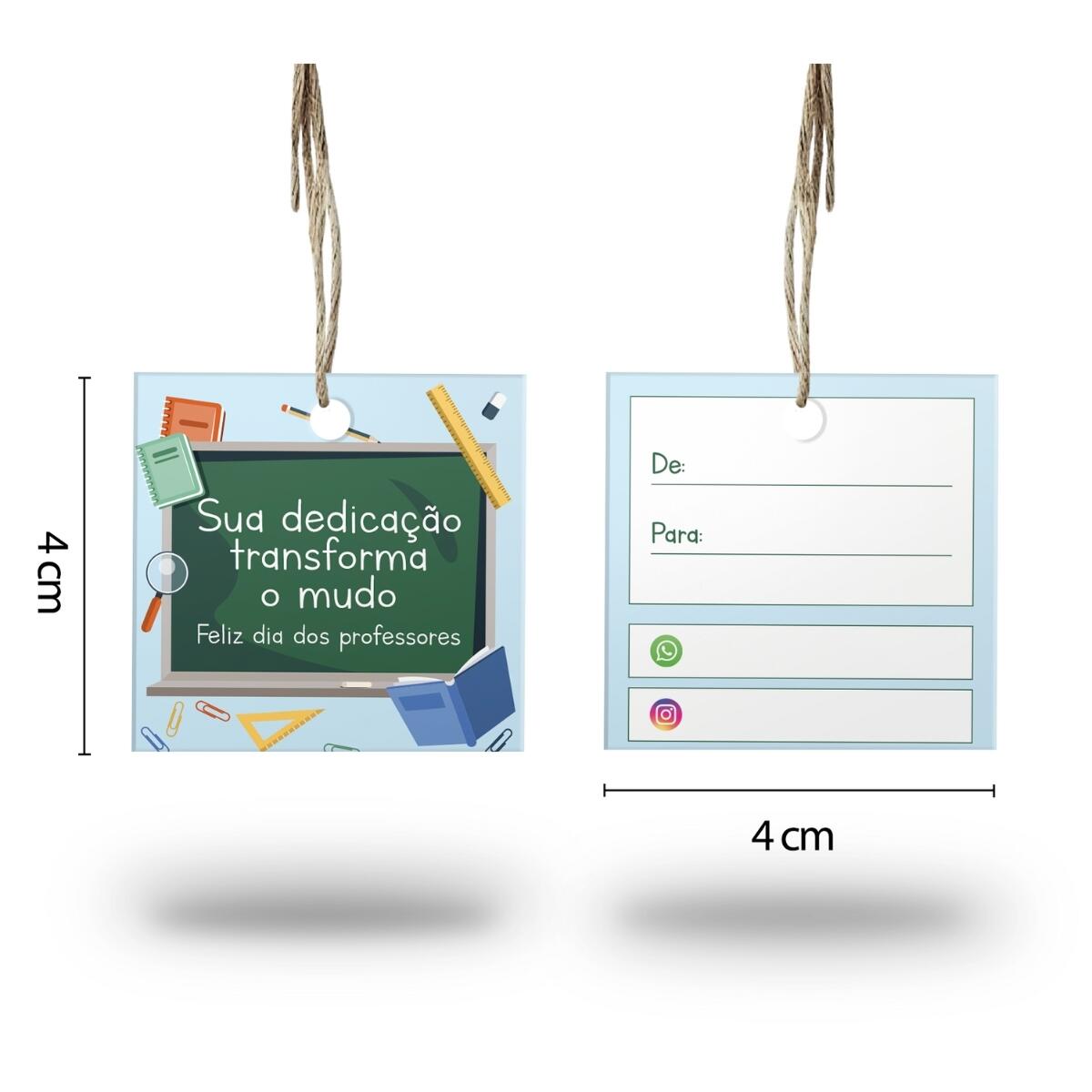 TAG 4 cm Professor Dedicado - 50 unidades | Hortensia Box - a partir de ...