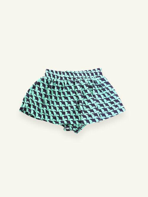 Short/Saia Bela Arraias - Azul