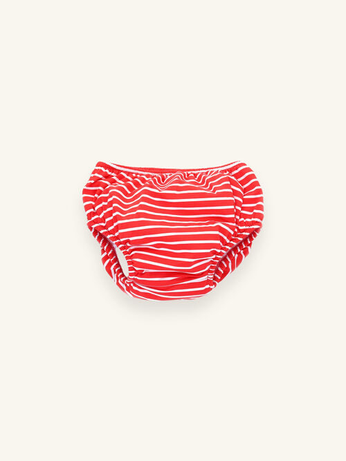 Fralda Eco Baby Listras Vermelhas