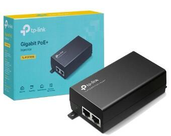 Injetor PoE+ Gigabit TP-Link TL-POE160S | 30W IEEE 802.3at/af