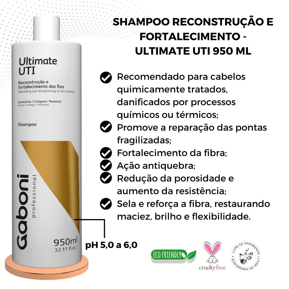Gaboi Comprar Tratamento Profissional de Reconstrução Intensa - Shampoo 950ml ...