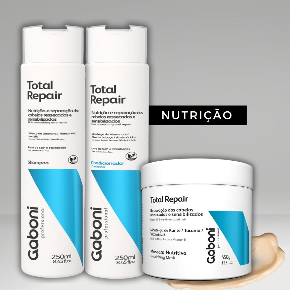 Gaboi Comprar Kit Nutrição e Reparação Imediata Shampoo + Condicionador ...
