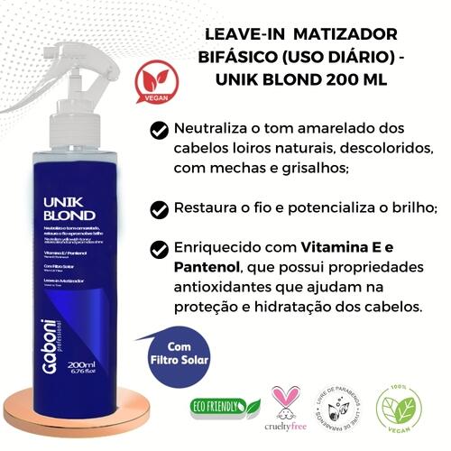Leave-in Spray Matizador UnikBlond 200ml Gaboni