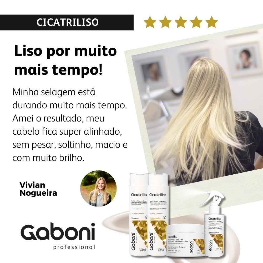 Gaboi Comprar Máscara Antifrizz/Efeito Liso Pós Progressiva Cicatriliso 250g ...