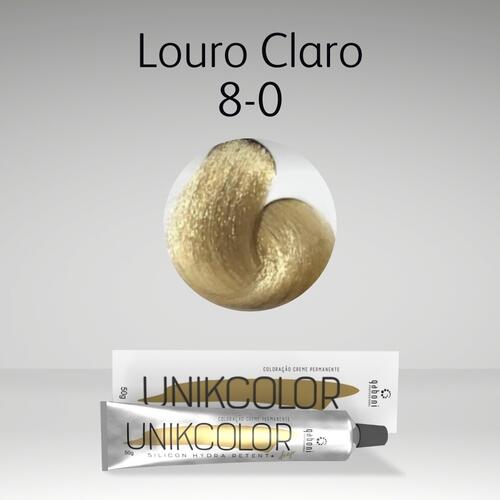 UnikColor 8-0 Louro Claro 50g Gaboni