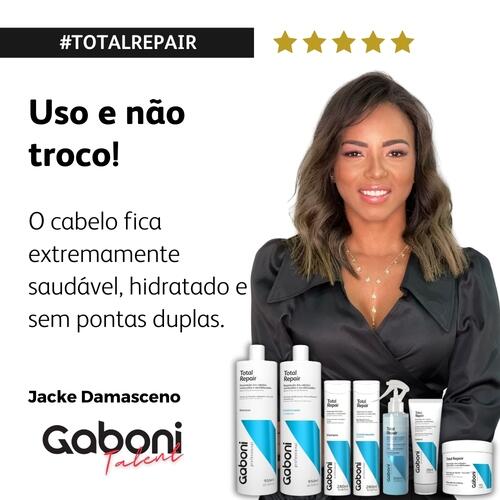 Tratamento Profissional de Reparao e Nutrio Intensa - Shampoo 950ml + Mscara 450g Total Repair Gaboni