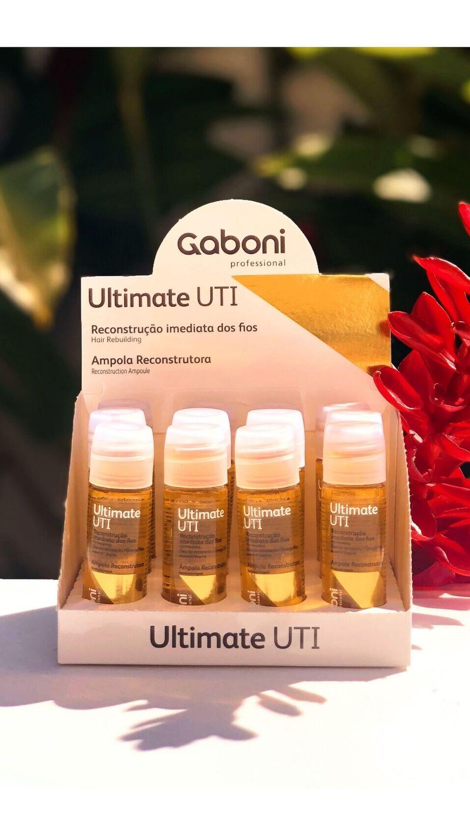 Kit Ultimate UTI Caixa Ampola Reconstrução (12 UND) Gaboni