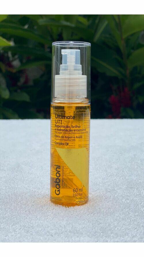 Óleo de Argan de Reparação dos Fios Ultimate UTI Avelã 60ml Gaboni