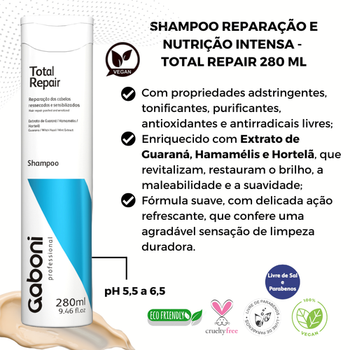 Leve 3, Pague 2 - Shampoo Total Repair 2UN + Condicionador Total Repair 1UN