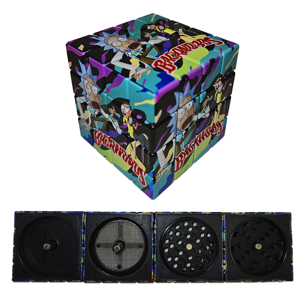 DICHAVADOR DE METAL DENGKE CUBO MAGICO RICK AND MORTY ESTAMPA 4