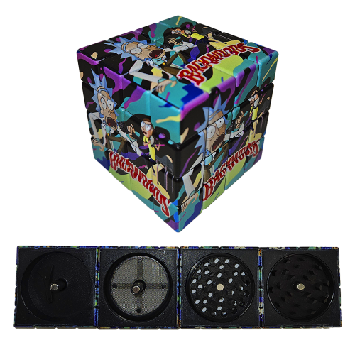 DICHAVADOR DE METAL DENGKE CUBO MAGICO RICK AND MORTY ESTAMPA 4
