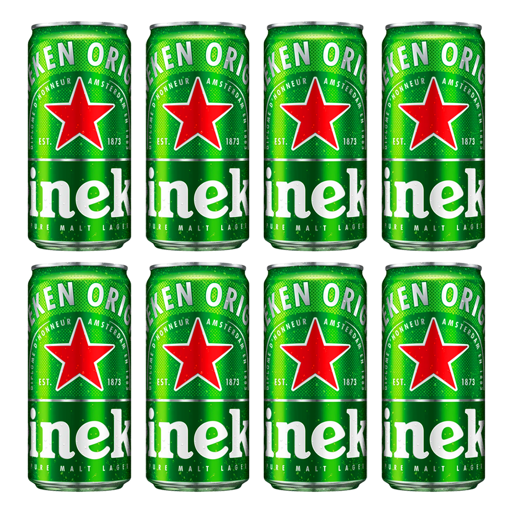 21 55 箱のみ Pack 8 Latas - Heineken 269ml - Swift