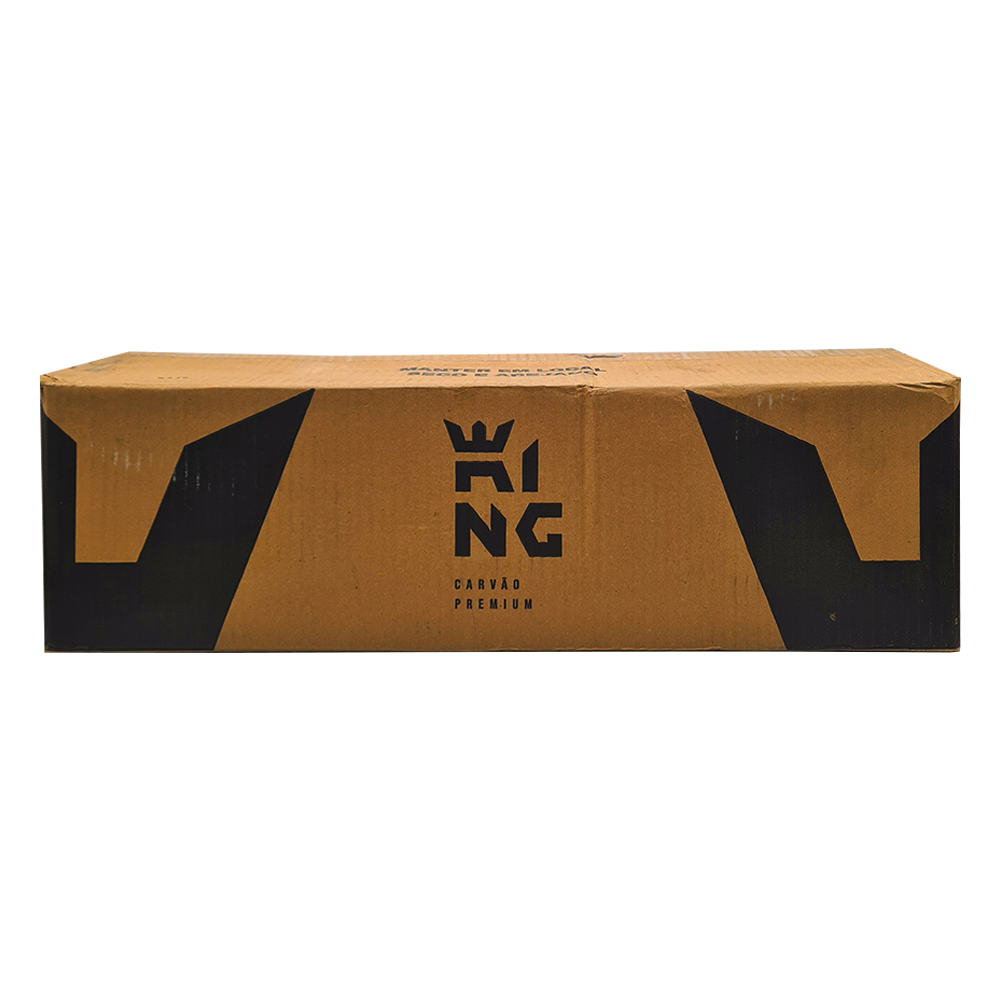 CARVAO DE COCO KING CAIXA DE 10KG X 1KG