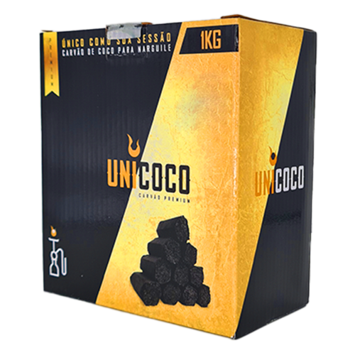 CARVAO DE COCO UNICOCO CAIXA DE 1KG - a partir de R$46,55