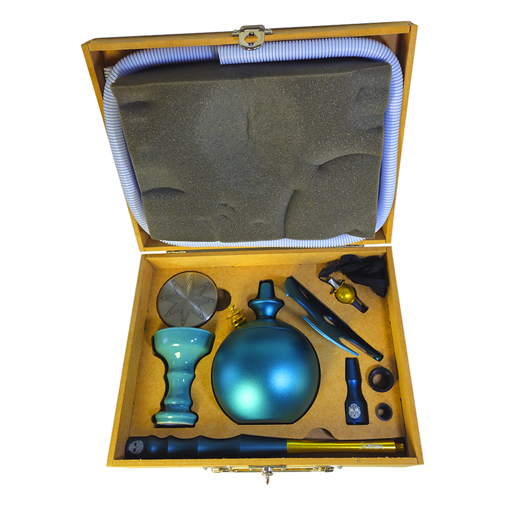 NARGUILE SORRILHA HOOKAH LITTLESORR LOTE 8 - TURQUOISE MATTE PRATO