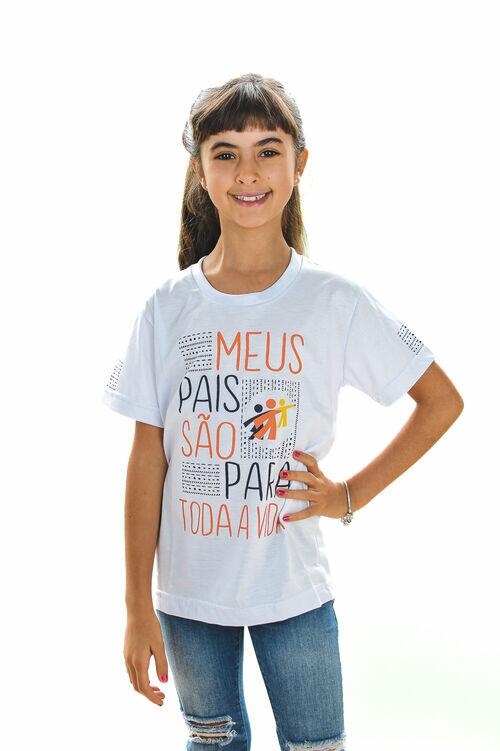Camisa Infantil Meus Pais São Para Toda a Vida