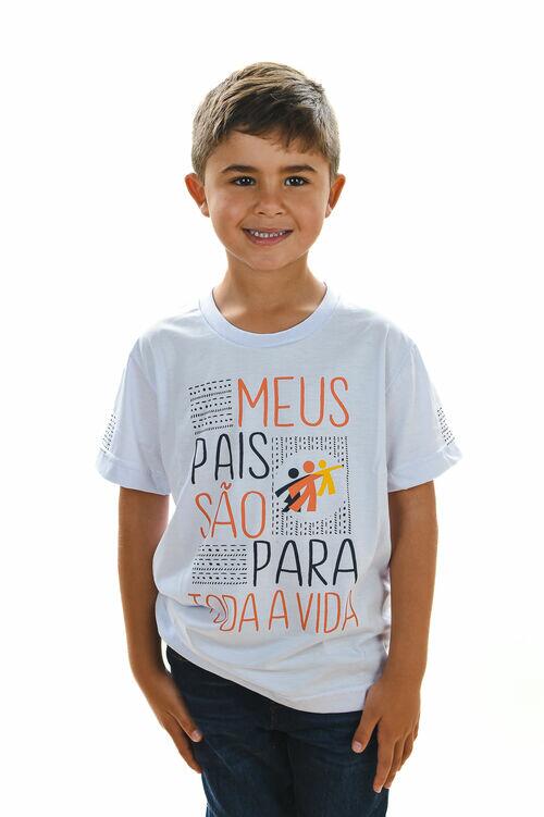 Camisa Infantil Meus Pais São Para Toda a Vida