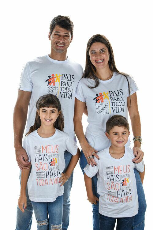 Camisa Infantil Meus Pais São Para Toda a Vida