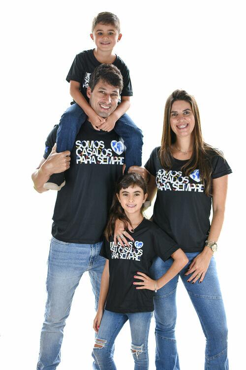 Camisa Infantil Meus Pais São Casados para Sempre