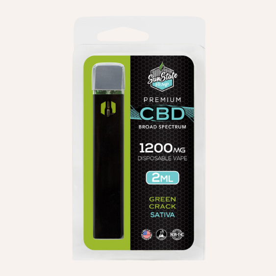 Sun State Hemp: pod com óleo CBD - 2,0 mL