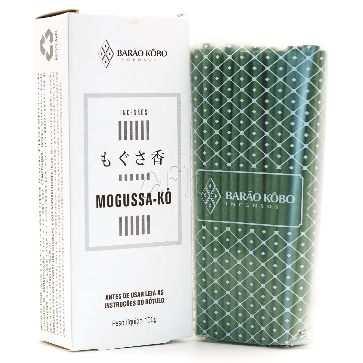 Incenso Moxa Mogussa-kô Barão Kôbo - 100g - a partir de R$27,06