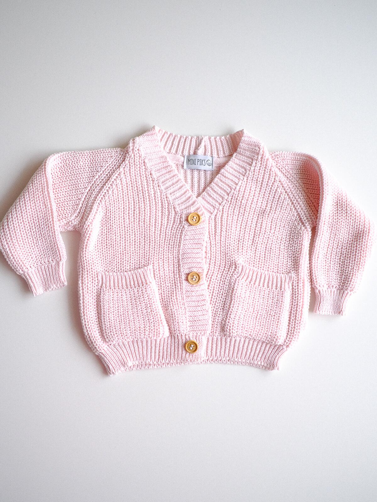 Cardigan Tricô Infantil Pepi Unissex | Mini Piks - R$139,90