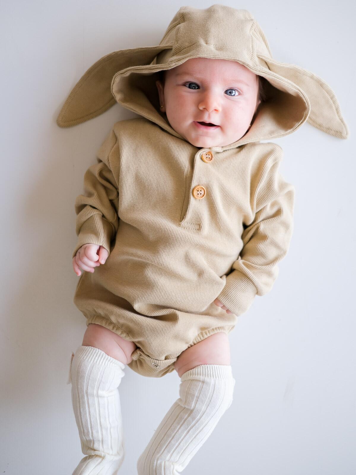 Romper Infantil Coelho Canelado Unissex