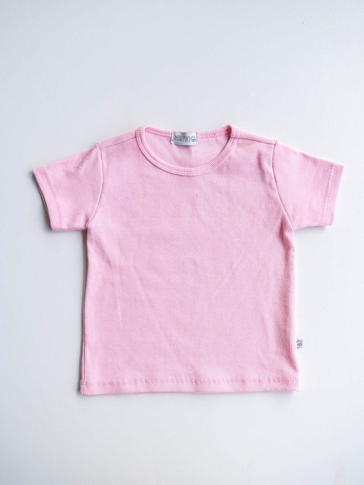 Blusa Canelada Infantil em Malha de Algodão