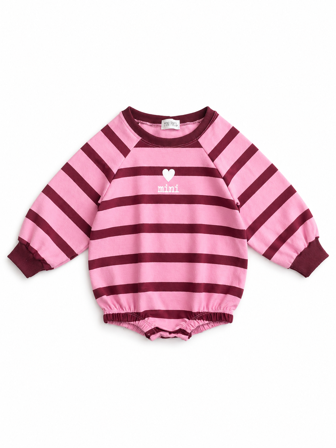 Romper Infantil Manga Longa Rosa Marsala | Mini Piks - a partir de