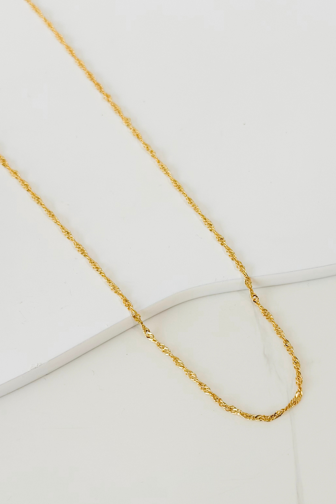 Comprar Corrente Singapura Banhada a Ouro - R$69,90
