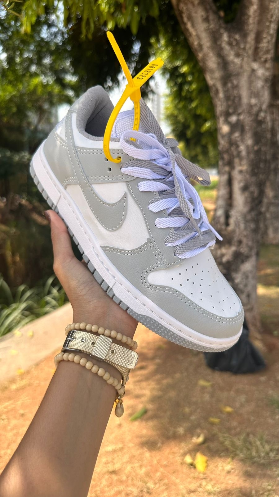 Comprar Tênis Dunk Low BRANCO/CINZA Fortal Shoes