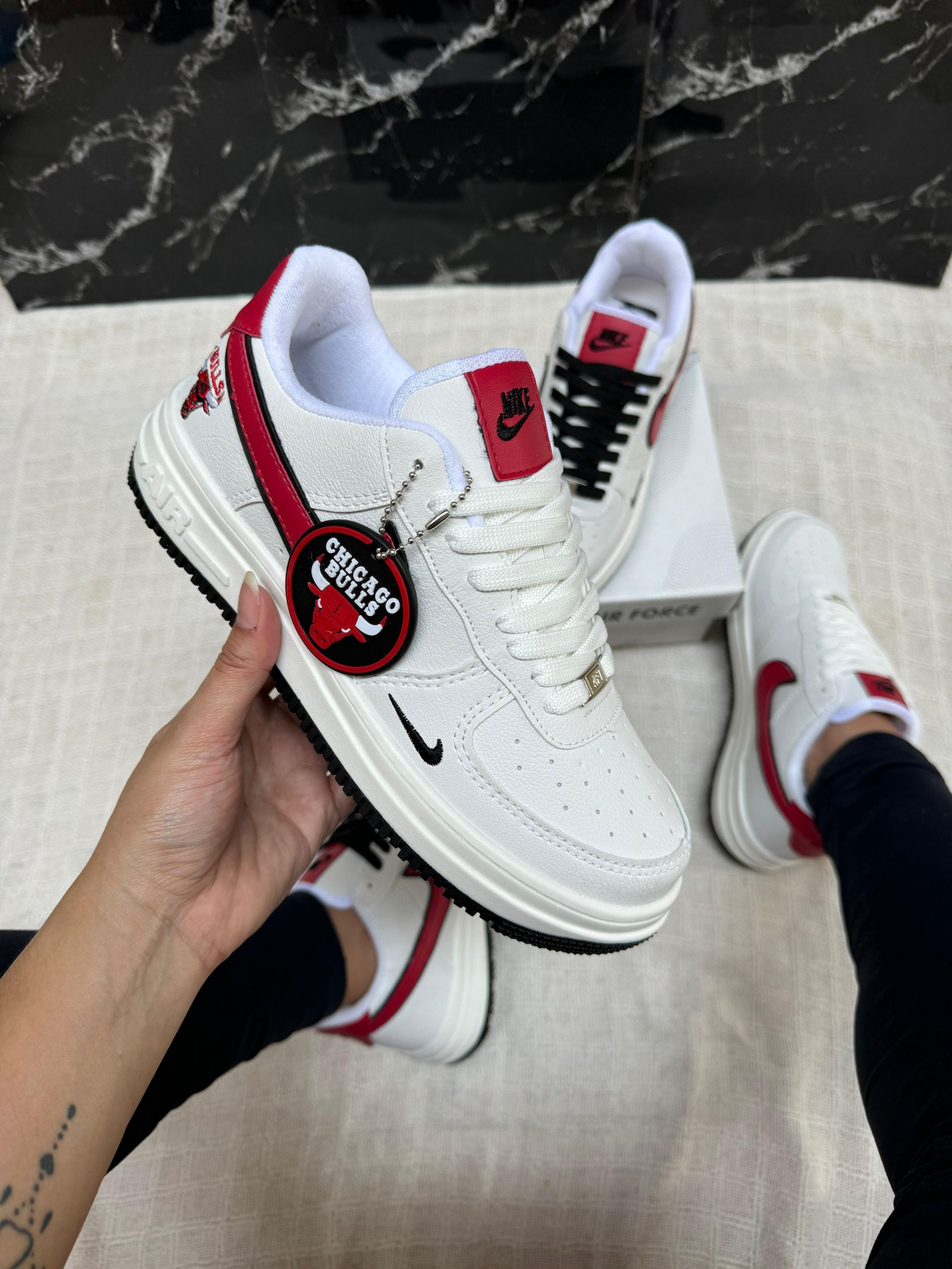 Force Branco Air Force Vermelho Comprar Tênis AF1 Branco/Vermelho