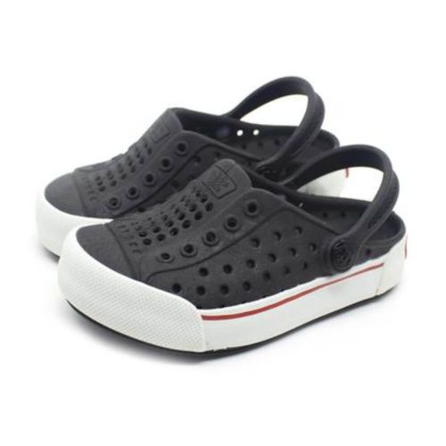 Babuche Infantil Plugt Kids Preto Sola Branca Antiderrapante R