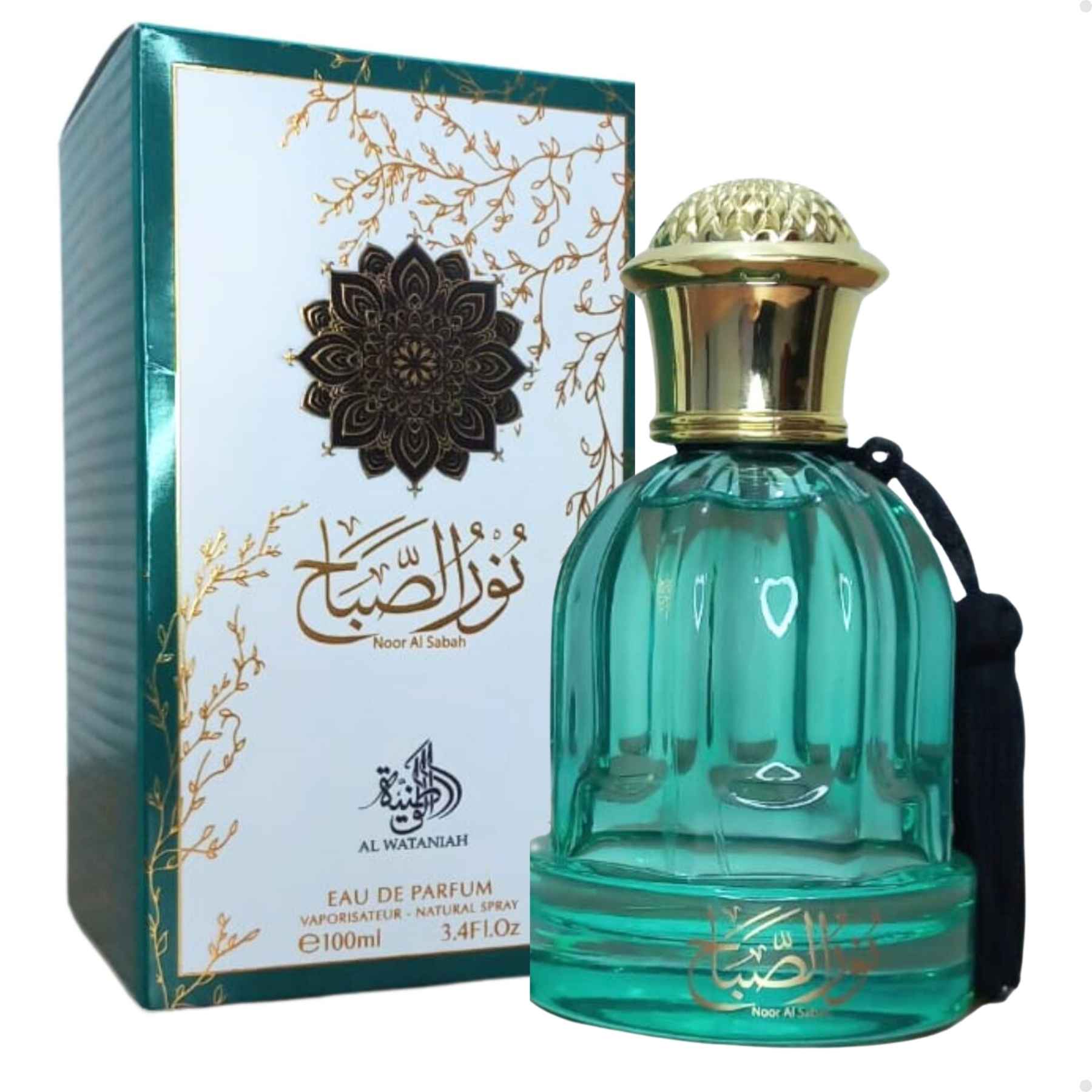 香水(ユニセックス) ARABIYAT AL NOOR Eau de Parfum 100ml Perfume Arabe Noor Al Sabah EDP 100ml Feminino - a partir de R$161,40