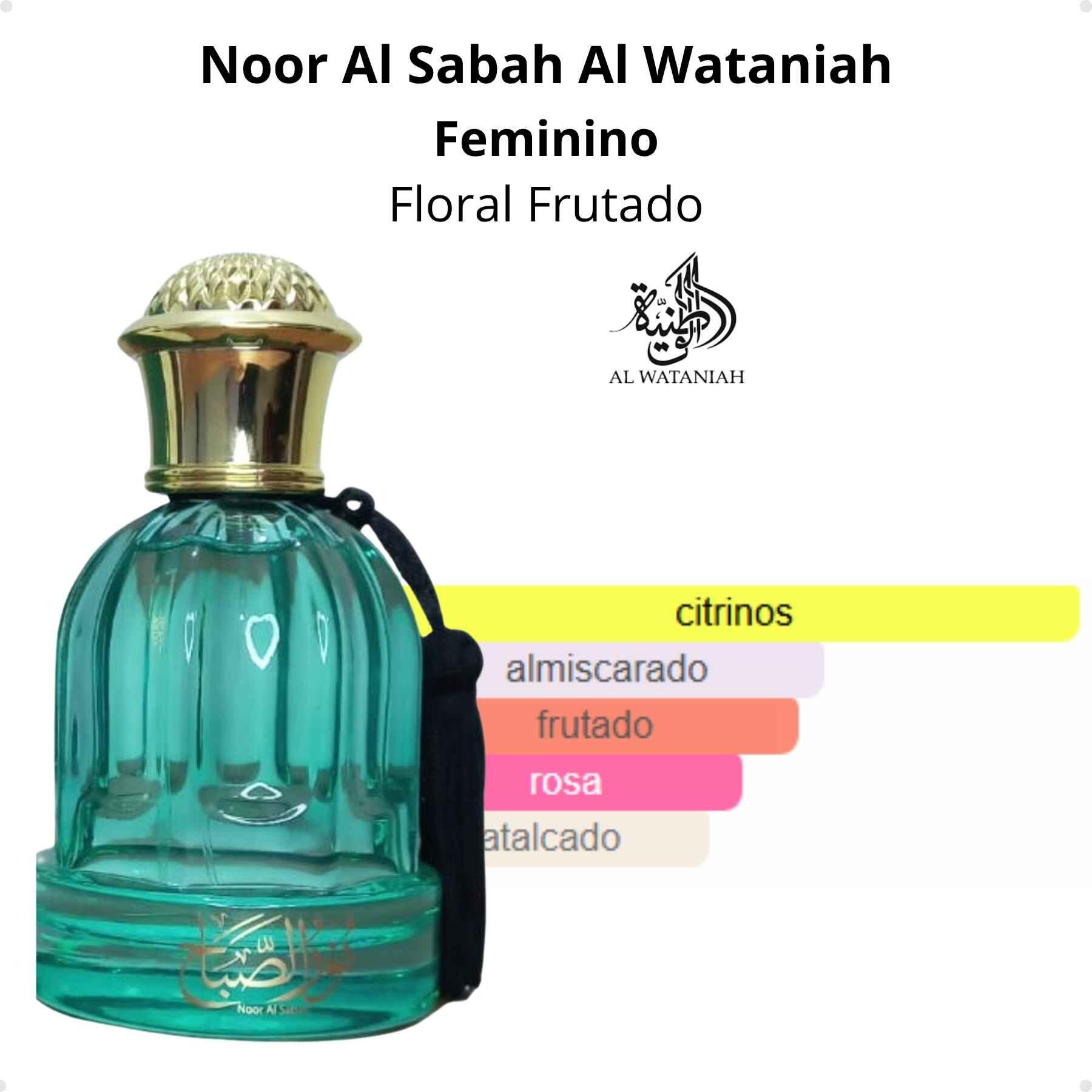 香水(ユニセックス) ARABIYAT AL NOOR Eau de Parfum 100ml Perfume Arabe Noor Al Sabah EDP 100ml Feminino - a partir de R$161,40