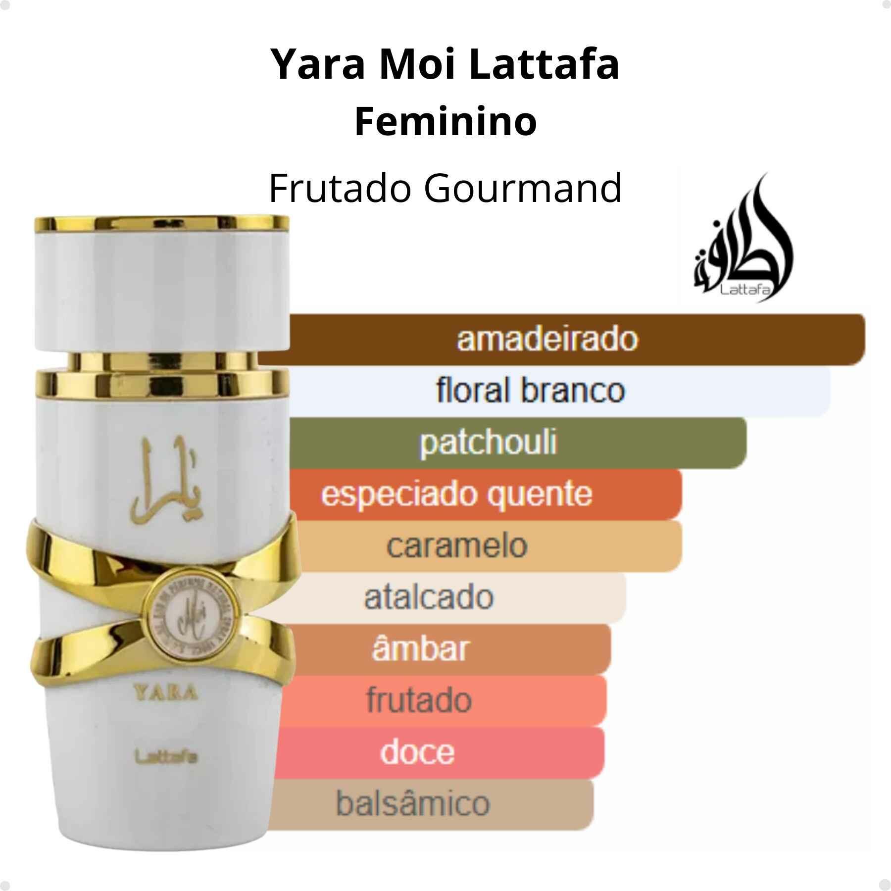 Perfume Arabe Feminino Lattafa Yara Moi EDP 100ml - a partir de R