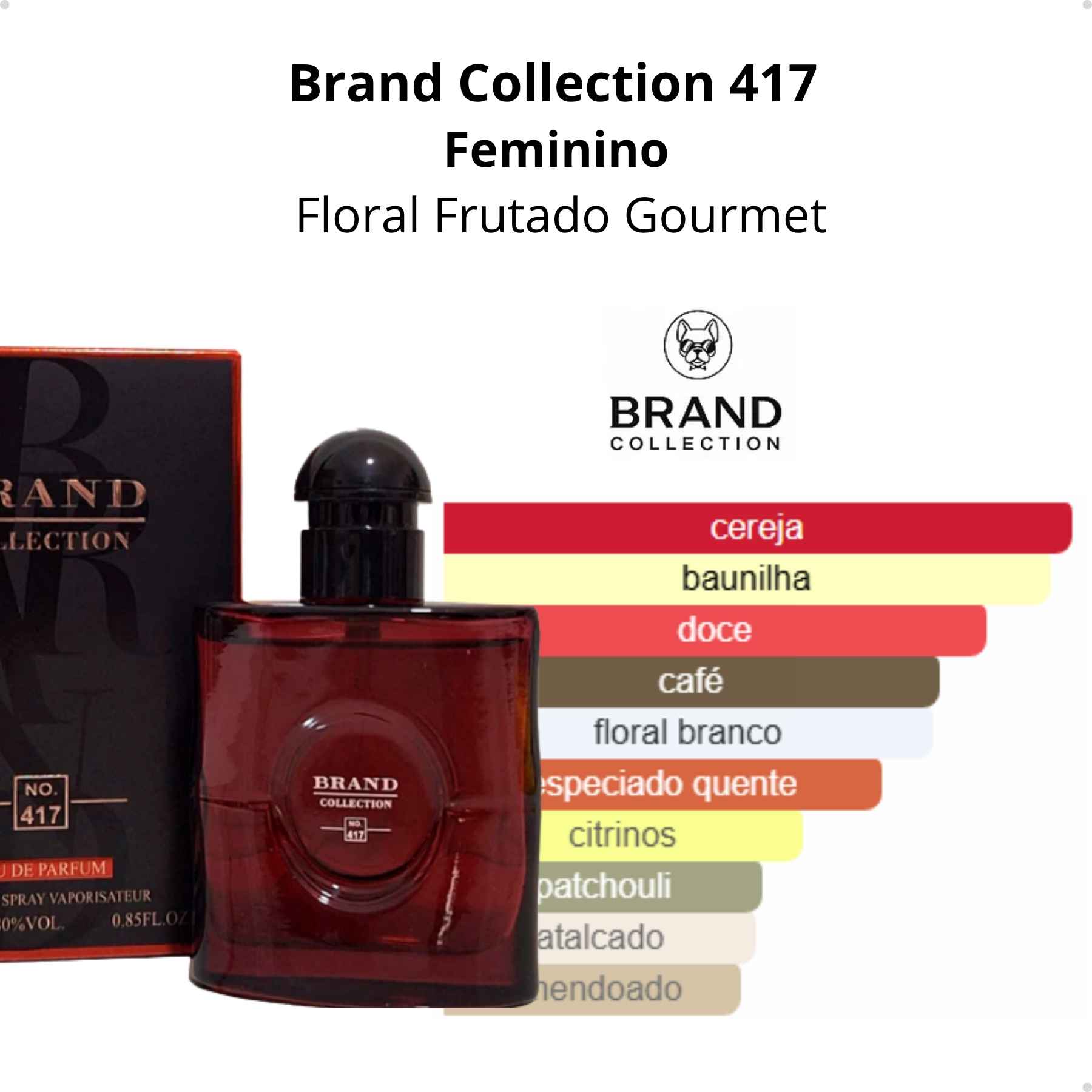Comprar Brand Collection 417 - Black Red - Feminino 25ml - a partir de ...