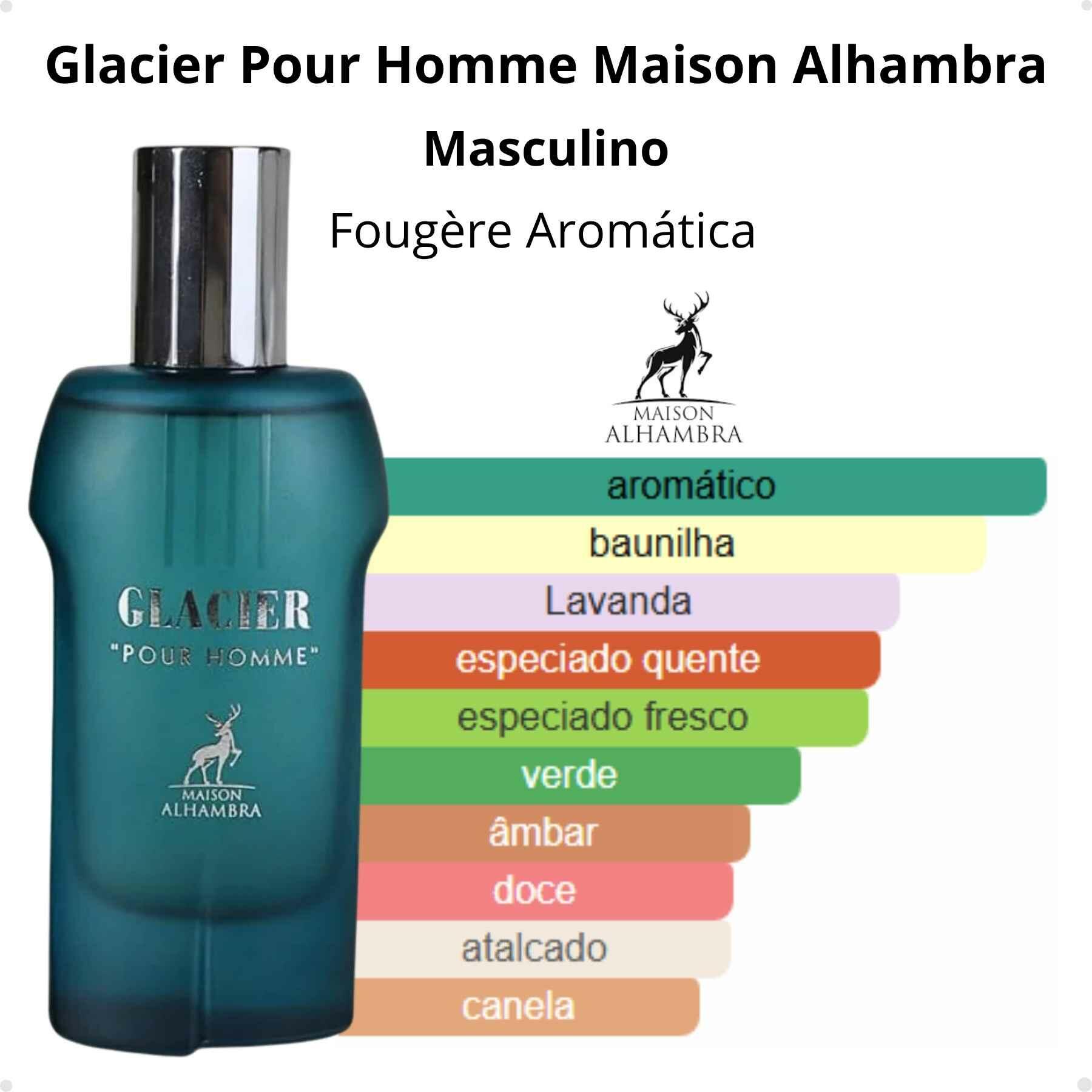 Comprar Perfume Arabe Maison Alhambra Glacier Pour Homme Masculino