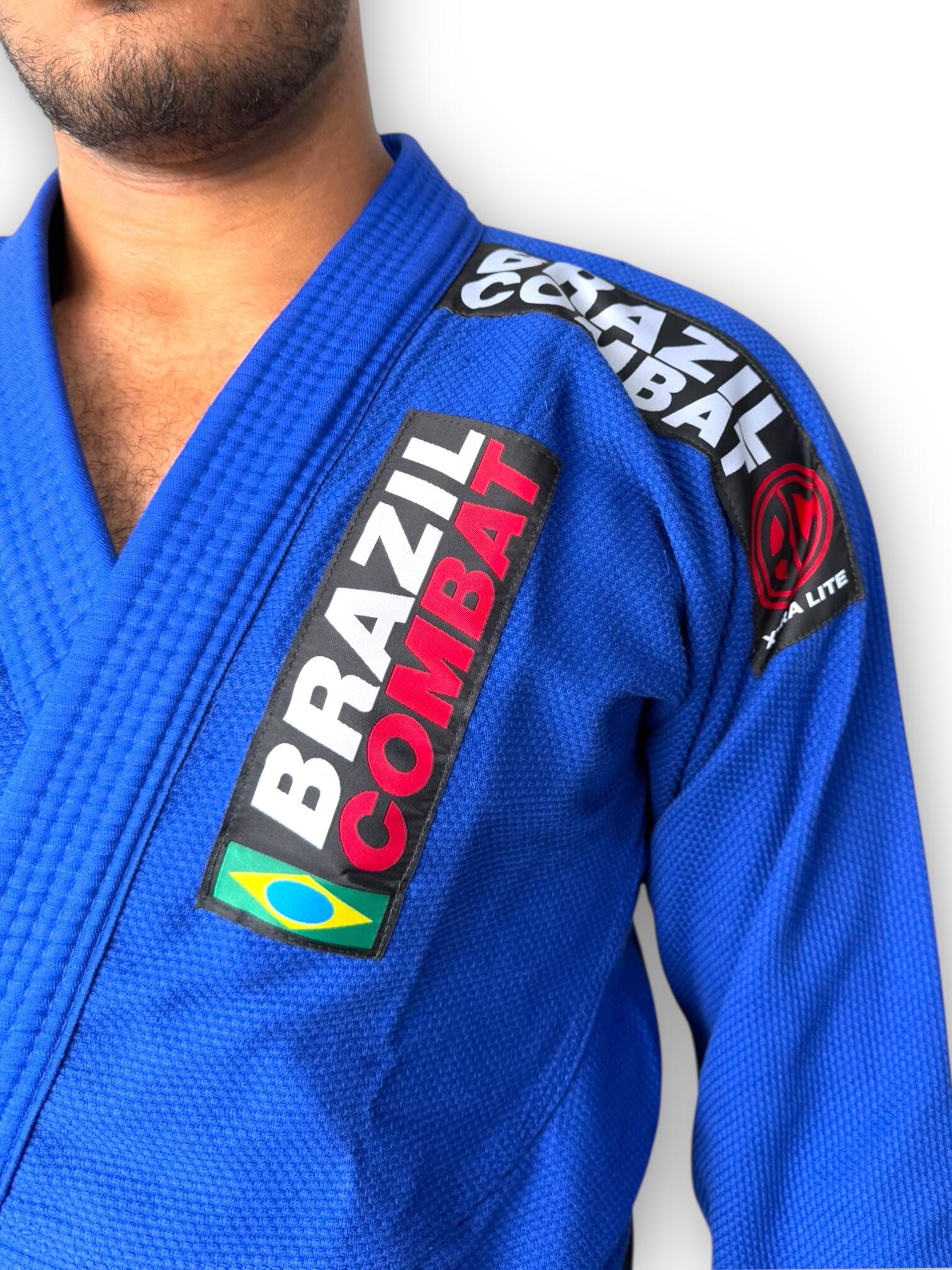 Comprar Kimono Competidor Xtra-Lite Azul - Brazil Combat