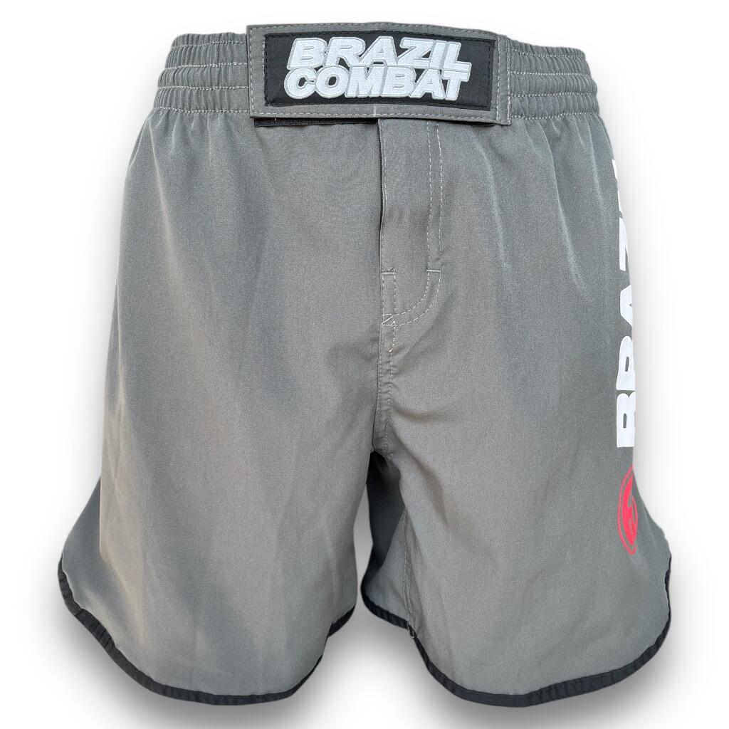 Comprar Grappling Short Red Shield Cinza - Brazil Combat