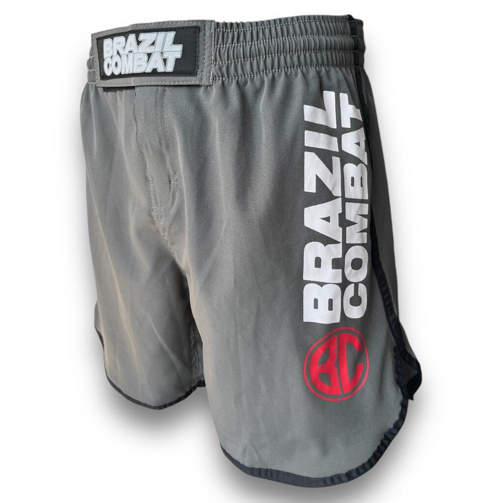 Comprar Grappling Short Red Shield Cinza - Brazil Combat