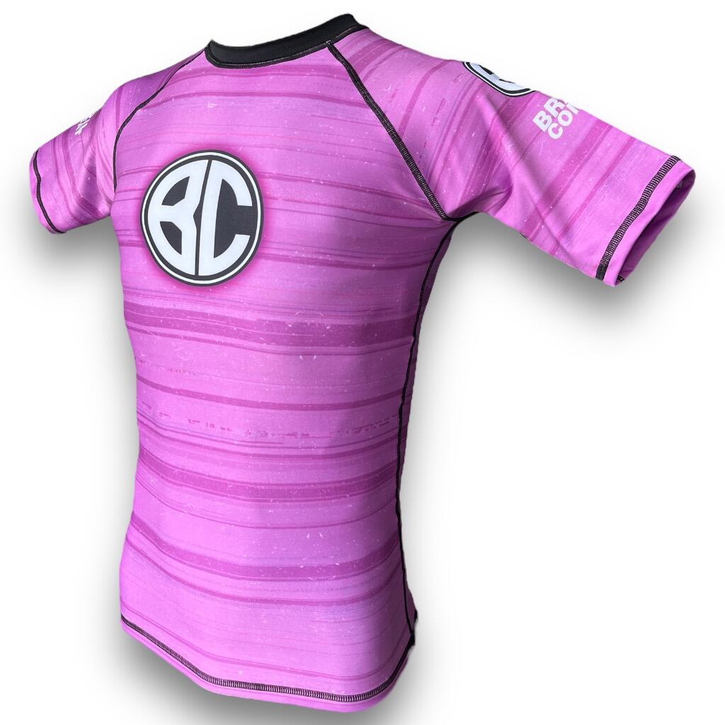 Comprar Rash Guard VHS Manga Curta Rosa