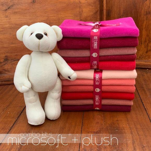 Comprar Dueto Tons Pink Tecido Plush Aveludado e Microsoft