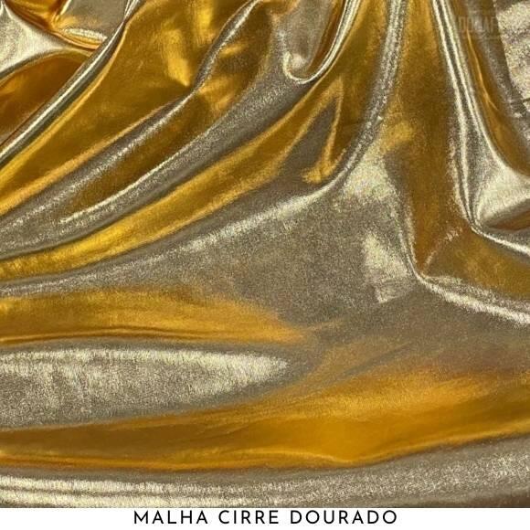 Comprar Malha Cirre Dourado, Brilhosa e base firme, 1,50m Largura